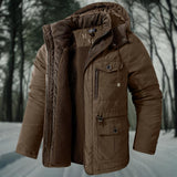 Padded Hooded Winter Jacket with Modern Fit