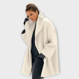 Women's Oversized Winter Coat with Shawl Collar