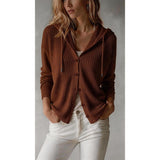 Women's White Autumn Cardigan
