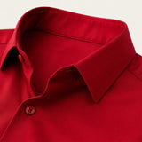 Men's Tailored Long Sleeve Shirt with Chest Pocket