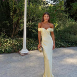 Women's Off Shoulder Maxi Dress