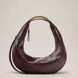 Slouchy Crescent Hobo Shoulder Bag