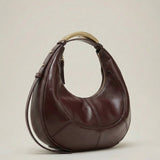 Slouchy Crescent Hobo Shoulder Bag