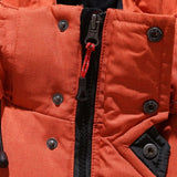 Men's Windproof Down Winter Jacket, Detachable Hood