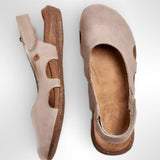 Cut-Out Slingback Flat Shoes