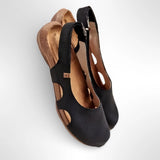 Cut-Out Slingback Flat Shoes