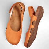 Cut-Out Slingback Flat Shoes