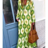 Bohemian Geometric Maxi Dress