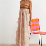 Floral Smocked Maxi Dress