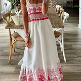 Bohemian Embroidered Maxi Dress