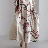 Floral Oversized Midi Dress