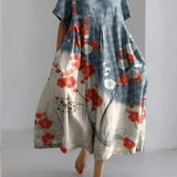 Floral Oversized Midi Dress