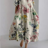 Floral Oversized Midi Dress
