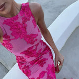 Floral Sleeveless Maxi Dress