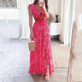 Floral Lace Maxi Dress