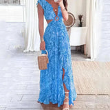 Floral Lace Maxi Dress