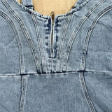 Denim Bodycon Midi Dress