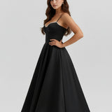 Sweetheart Neck Midi Dress