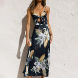 Floral V-Neck Maxi Dress