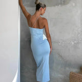 One-Shoulder Bodycon Midi Dress