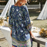 Bohemian Printed Tunic Dress