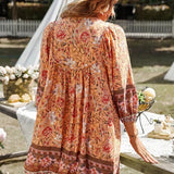 Bohemian Printed Tunic Dress