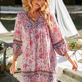 Bohemian Printed Tunic Dress