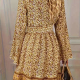 Bohemian Wrap Mini Dress