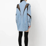Denim Button Front Shirt Dress