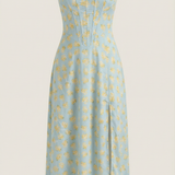 Women's Floral Sleeveless Midi Dress