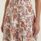 Women's Floral Sleeveless Midi Dress