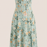 Women's Floral Sleeveless Midi Dress