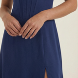Women's Floral Sleeveless Midi Dress