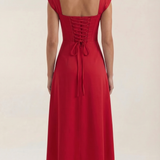 Women's Floral Sleeveless Midi Dress