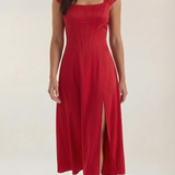 Women's Floral Sleeveless Midi Dress