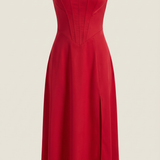 Women's Floral Sleeveless Midi Dress