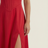 Women's Floral Sleeveless Midi Dress