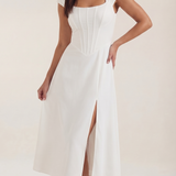 Women's Floral Sleeveless Midi Dress