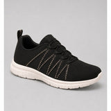 Women's Cushioned Sparkle Knit Slip-On Trainers