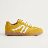 Retro Panelled Chunky Lace-Up Sneakers for Women