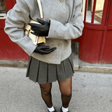 Women's Tailored Wool Button-Front Jacket