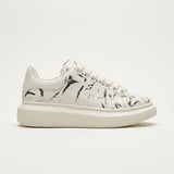 Women's Suede-Look Chunky Platform Lace-Up Sneakers