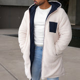 Men's Windproof Hooded Parka Jacket