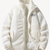Ladies’ Cord Puffer Jacket