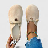 Square Toe Mary Jane Flats