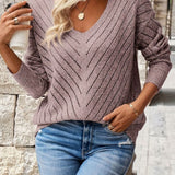 Women's Navy Autumn Relaxed Fit Jumper