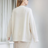 Women's Camel Autumn Chunky Ribbed Cardigan