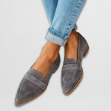 Pointed Toe Mule Loafers