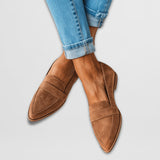 Pointed Toe Mule Loafers