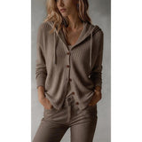 Women's White Autumn Cardigan
